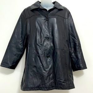 Ladies lambskin car coat